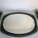 Veca mirror and 2 matching Veca wall lights made in Italy