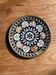 Coupelle Byzantine G. Halkides en émaux cloisonnés sur bronze & cuivre motifs en rosace