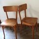 Lot de 2 chaises bistrot Baumann