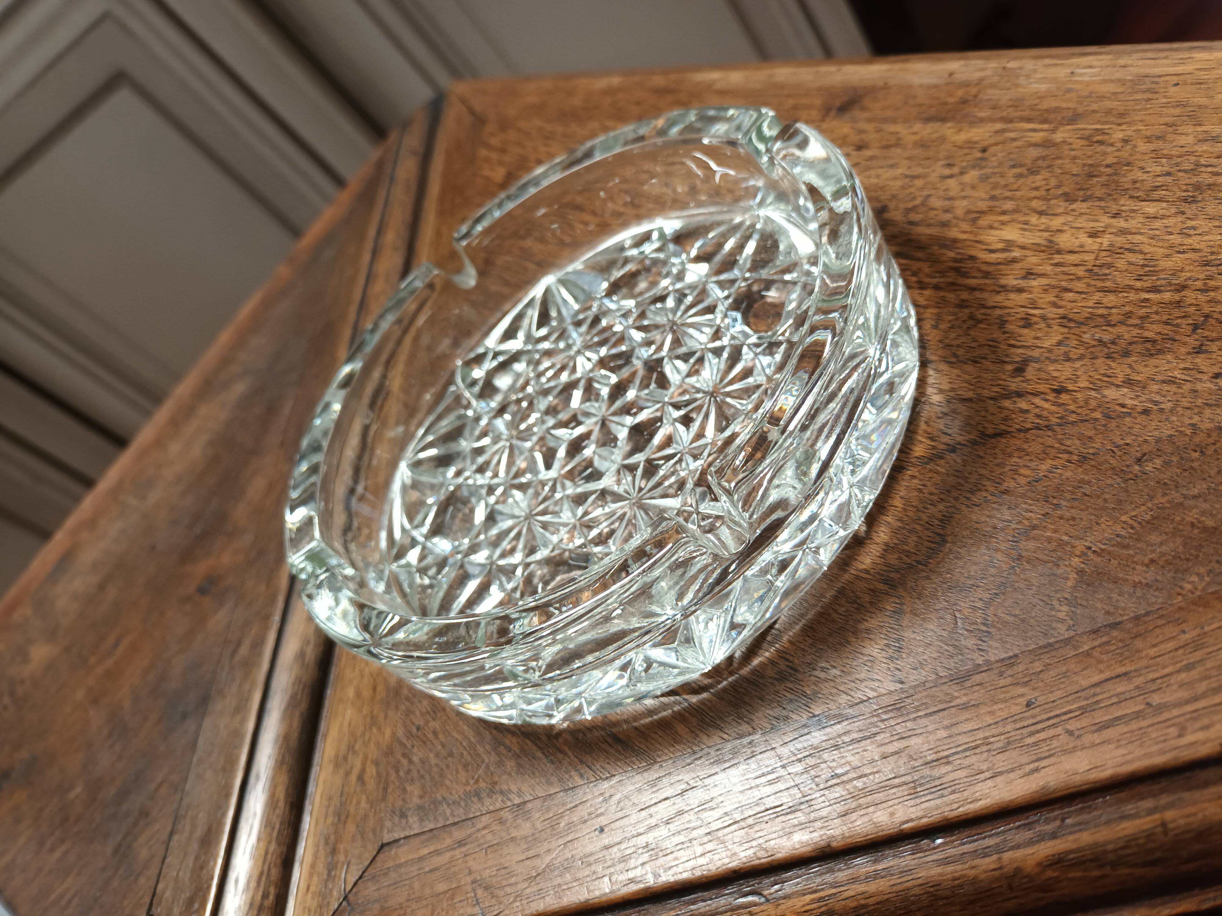 Crystal ashtray