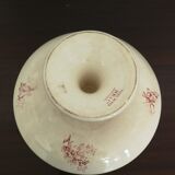 HB Compotier - Provençal Co. Terre de Fer Rouge Flowers Vintage Cake Dish