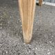 large farm table 185 cm in raw natural fir wood