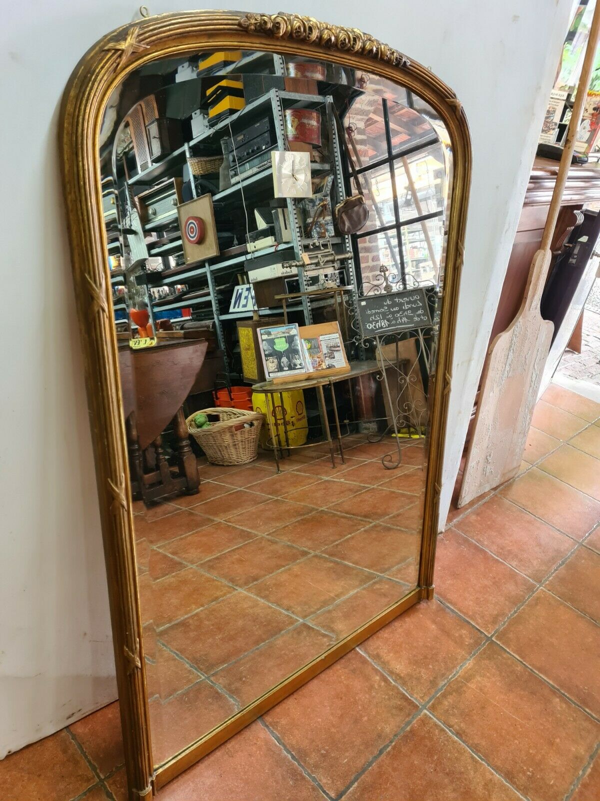 Gilded mirror Louis XVI style - 128x88cm