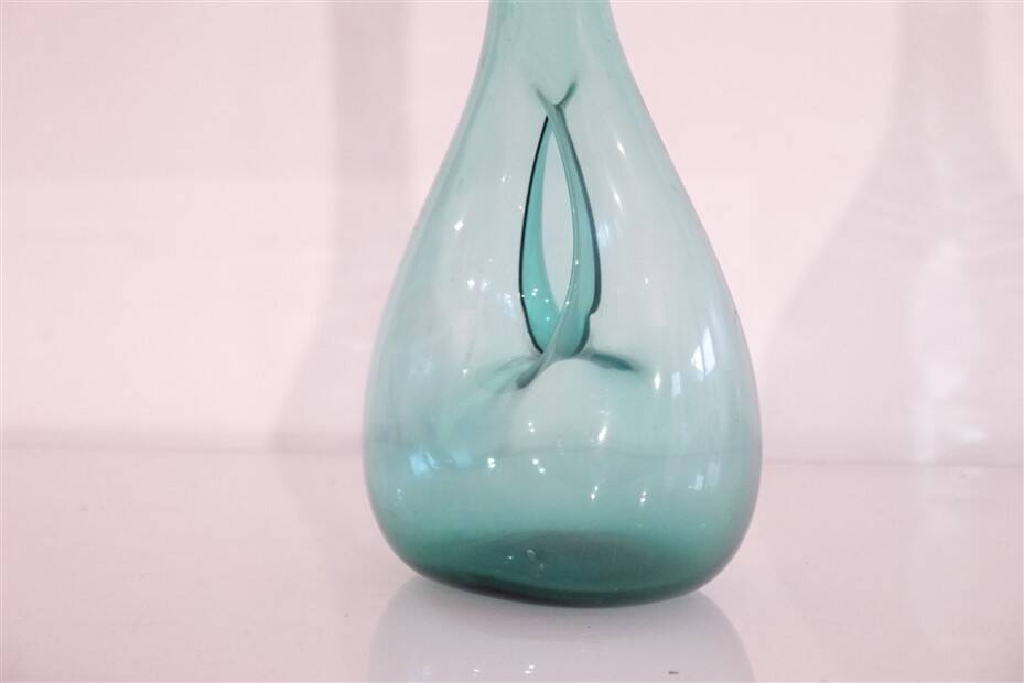 Swedish blown glass vase 1970
