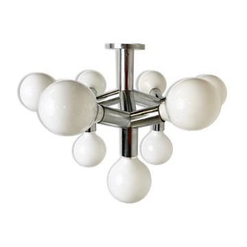 Atomic Ceiling Lamp by J.T. Kalmar, 1970s