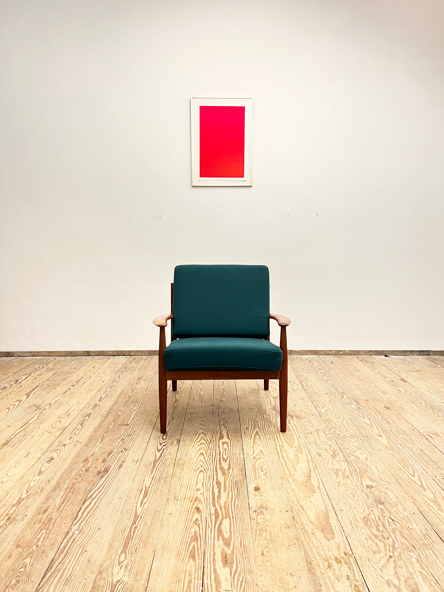 Mid Century Modern Teak armchair or easy chair by Grete Jalk for France & Son, Danish Design, 1950er