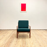Mid Century Modern Teak armchair or easy chair by Grete Jalk for France & Son, Danish Design, 1950er