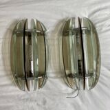 Pairs of VECA wall lights