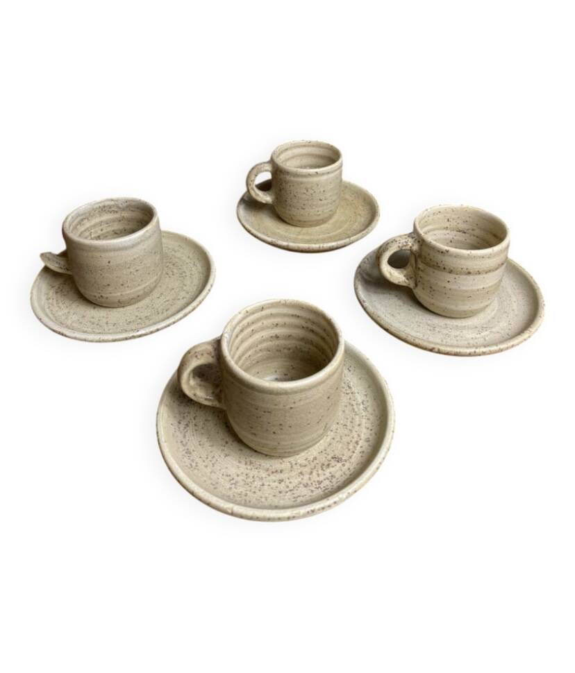 Niderviller stoneware coffee cups