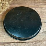 Black metal tray
