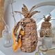 Boîte en jonc ananas