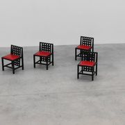 Set of 4 DS3 Dining Chairs by Charles Rennie Mackintosh for Atelier interna
