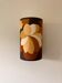 Vintage 70s printed flower wall lamp - Mid Century fabric