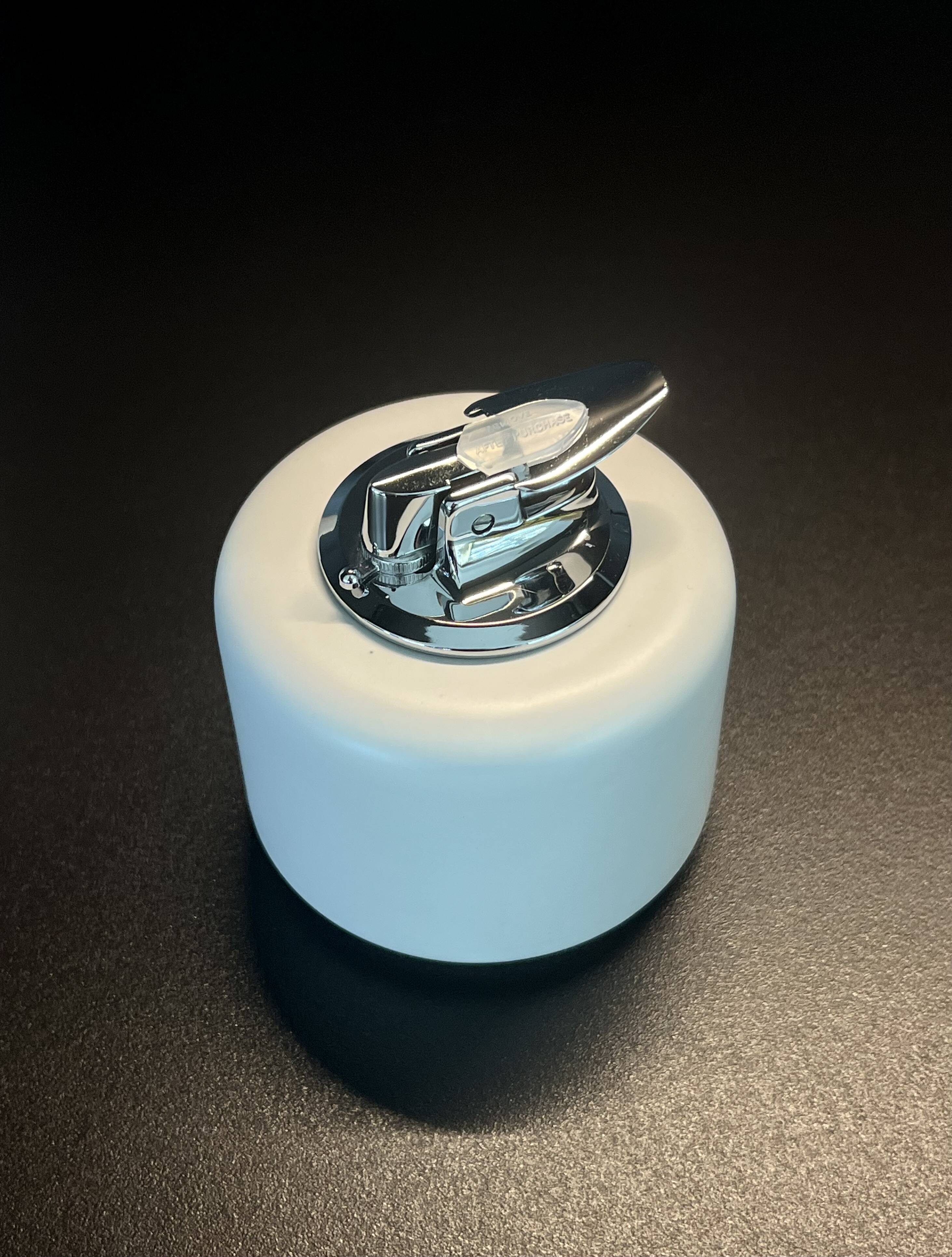 White ceramic smoking set by Revelli, Italy 1970