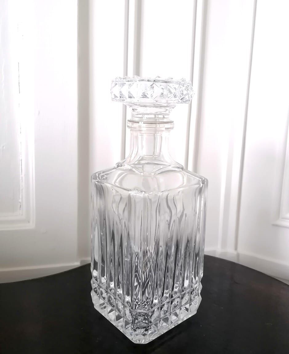 Vintage diamond decanter