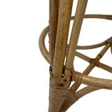 Vintage rotan bar stool 60s design