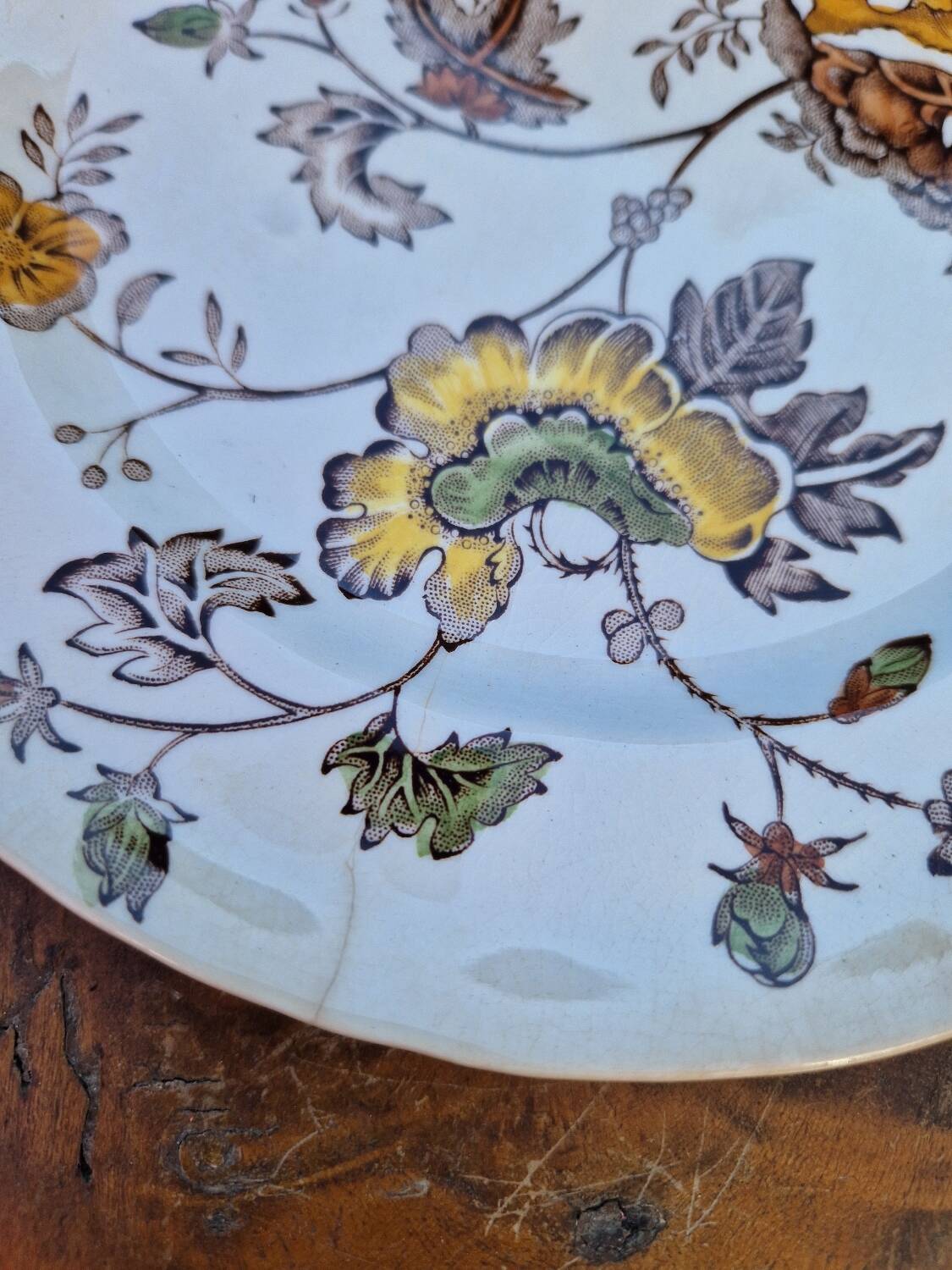 Set of 8 English Dessert Plates Mason's Chantilly Pattern