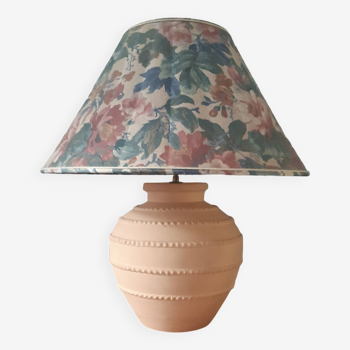 60s terracotta lamp