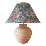 60s terracotta lamp