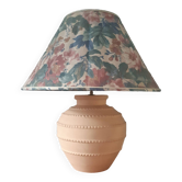 60s terracotta lamp