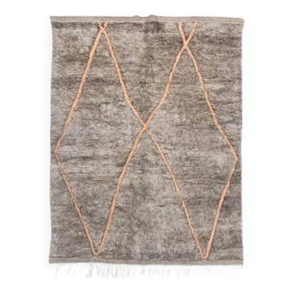 Tapis beni mrirt fait main traditionnelle taille 150 x 250 cm