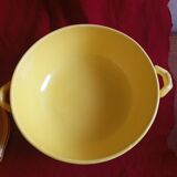 YELLOW "VINTAGE" POTTERY SOUP TUREEN