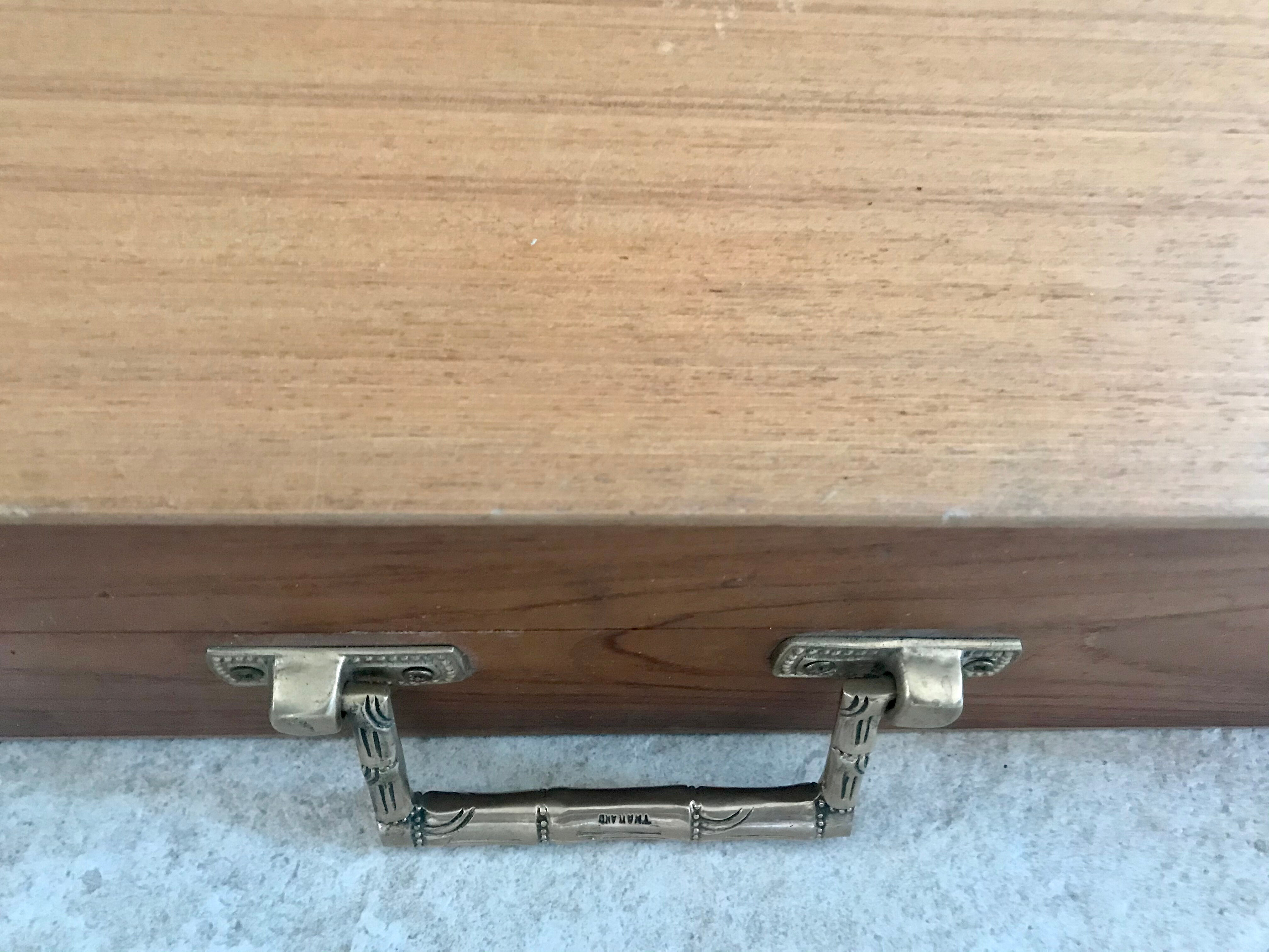 Valise en bois vintage 48X44