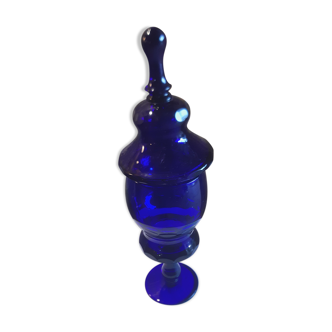 Cobalt blue glass candy maker