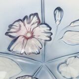 Coupe à Fruits Vintage Fleurs Walther Mikasa Calypso Cristal 1980