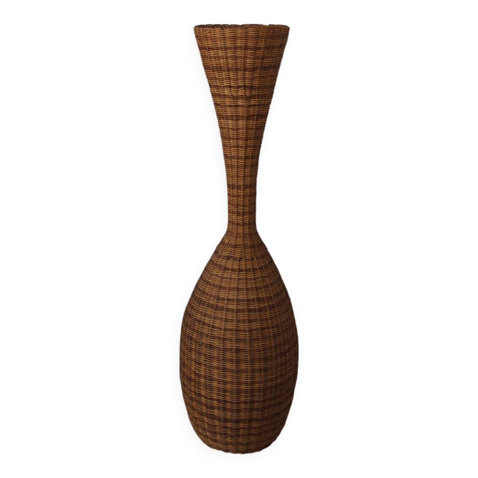 Large wicker vase