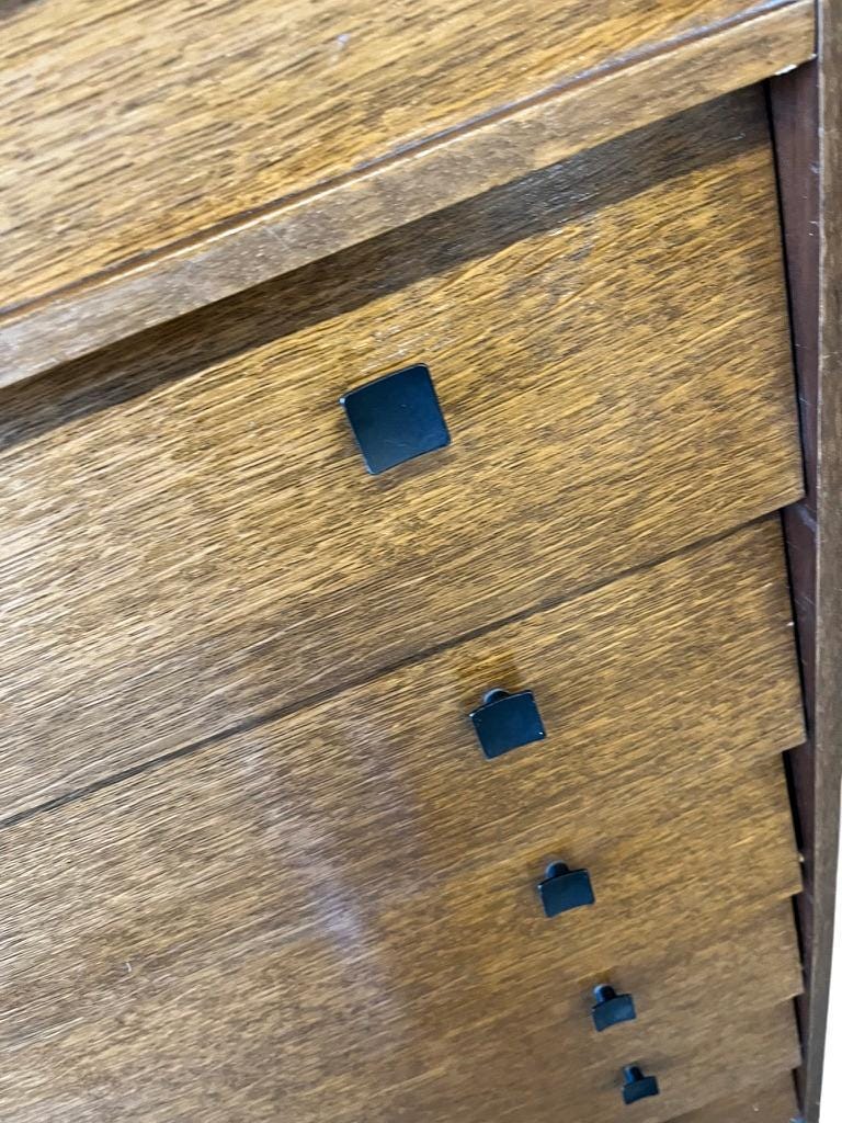 Vintage shoe cabinet / drop-leaf cabinet