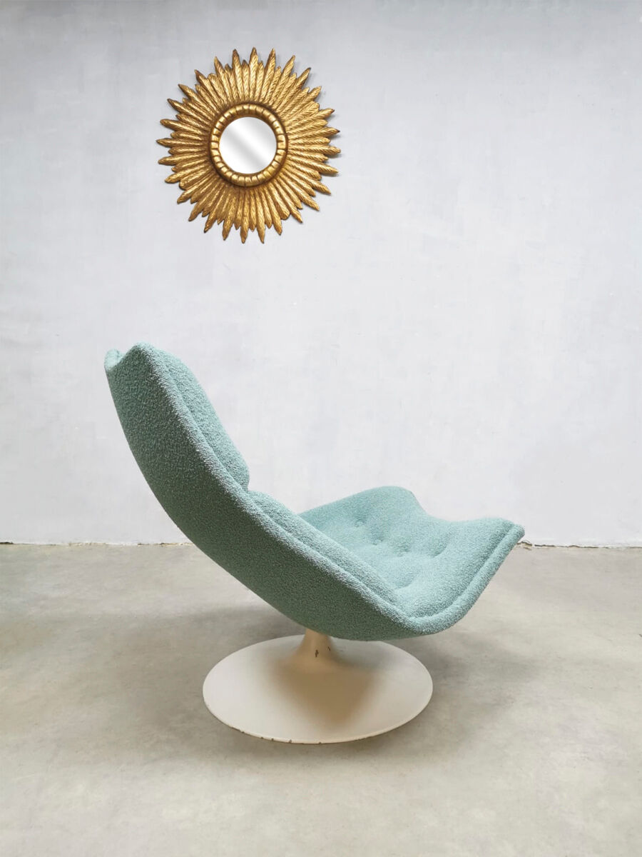 Swivel armchair by Geoffrey Harcourt for Artifort model F511