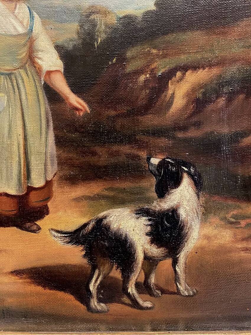 Oil on canvas 19th century After Auguste Delacroix (1809-1868)