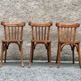 Série de 5 chaises bistrots