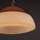 Vintage Stilnovo ceiling light in aluminium and plastic, 1960s.