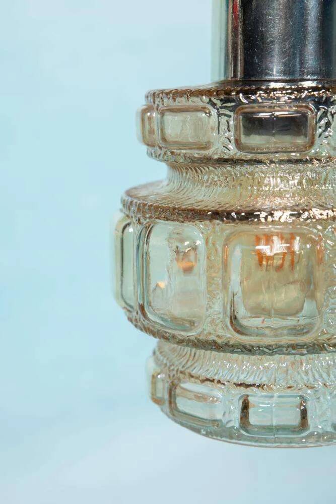 Vintage glass pendant from the 60s/70s, glass pendant from Sweden.