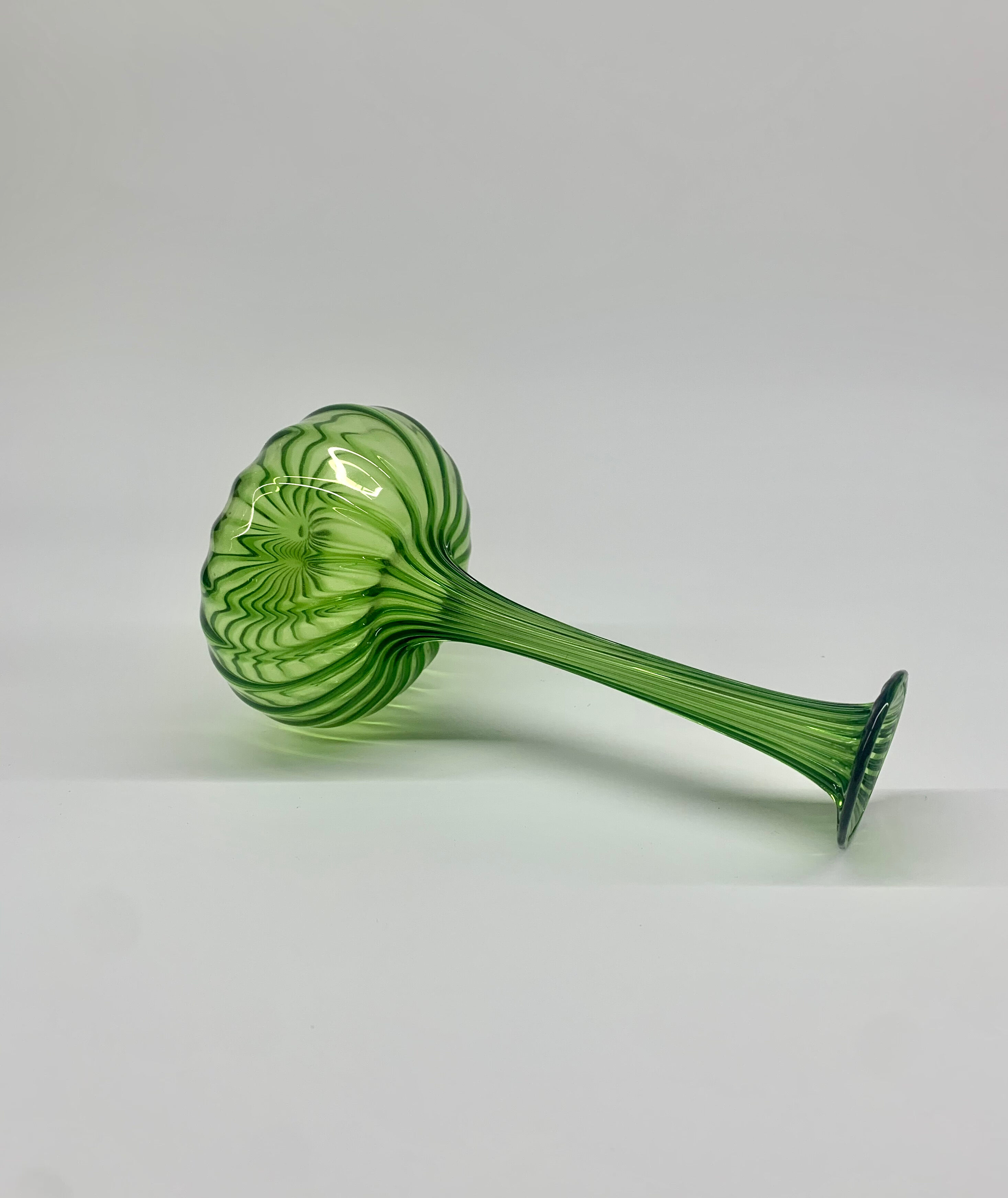 Green Art Deco Vase, 1930s