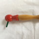 PINOCCHIO WOODEN ARTICULATED COAT RED AND GREEN HANDMADE VINTAGE