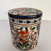 Pot / vide poche avec couvercle porcelaine chinois