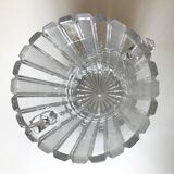 Chiseled crystal ice bucket