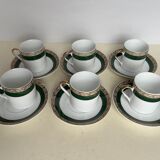 6 porcelain cups