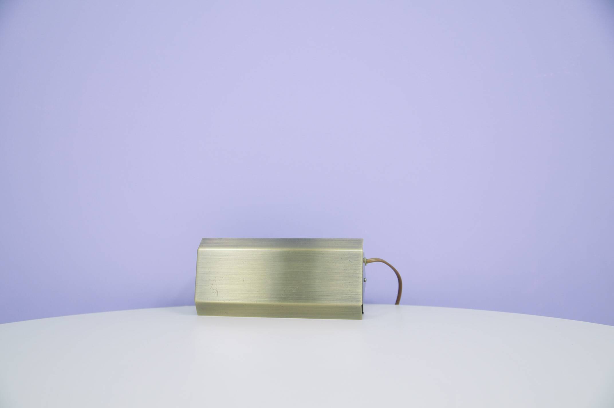 vintage brushed gold wall lamp by Massive