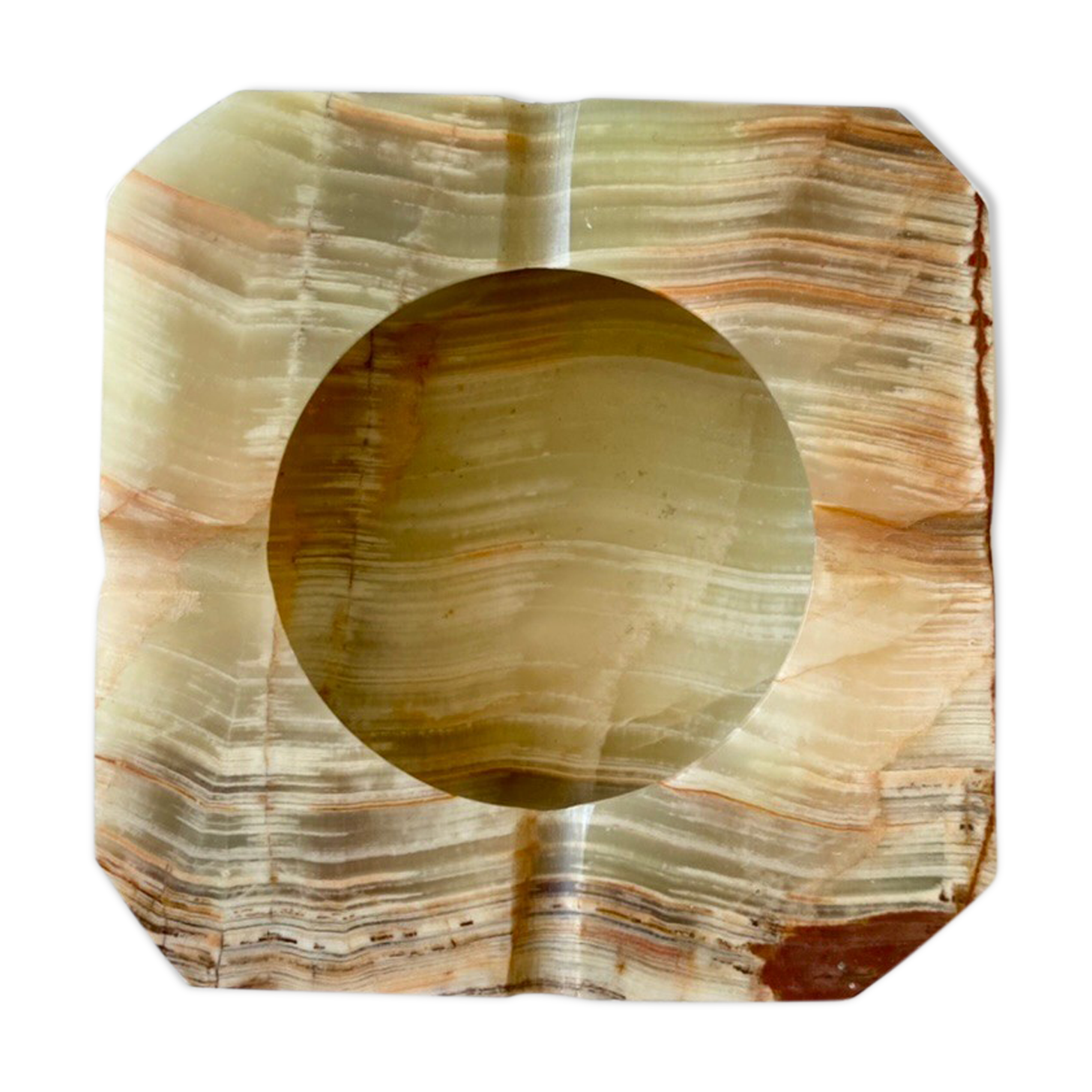 Vintage onyx ashtray