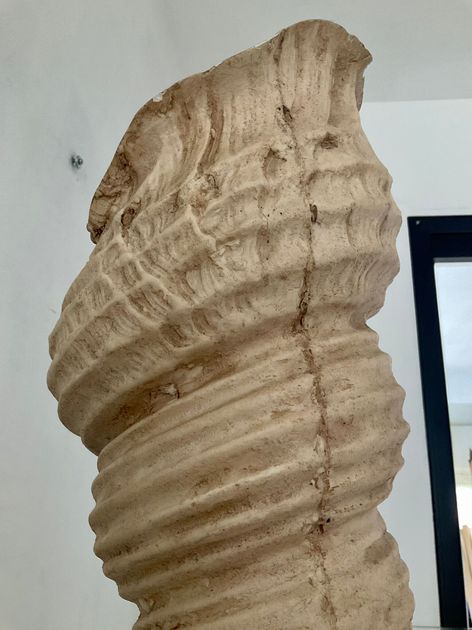 Floor lamp Shell "Ariell" by IIhan Koman 80s