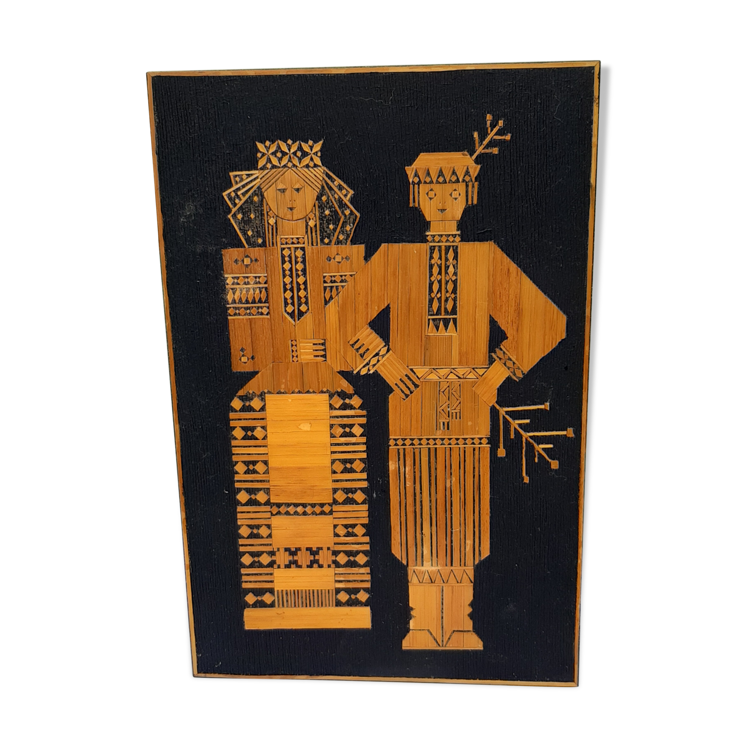 Table Russian Work in Straw