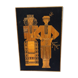 Table Russian Work in Straw