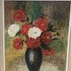 Tableau, painting on canvas, still life, the bouquet of flowers.