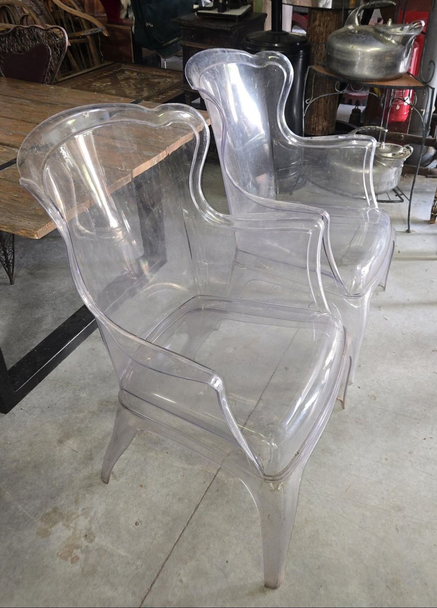Pair of "Pasha" armchairs after Pedrali