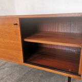 Buffet sliding teak doors by Gunther Renkel for Rego