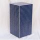 Blue column side table 66x33 cm